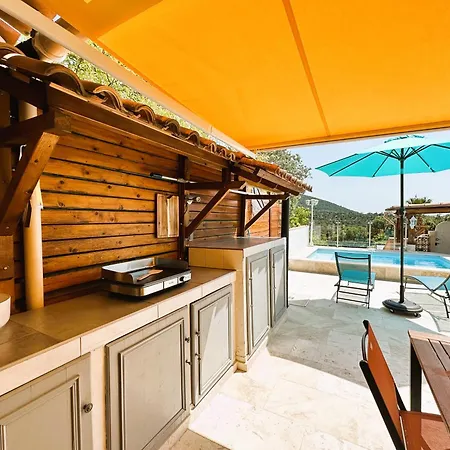 Villa Mazet De La Treille, Climatise Avec Piscine Privee Pour 4 Pers Domaine Prive