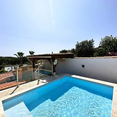 Mazet De La Treille, Climatise Avec Piscine Privee Pour 4 Pers Domaine Prive Villa